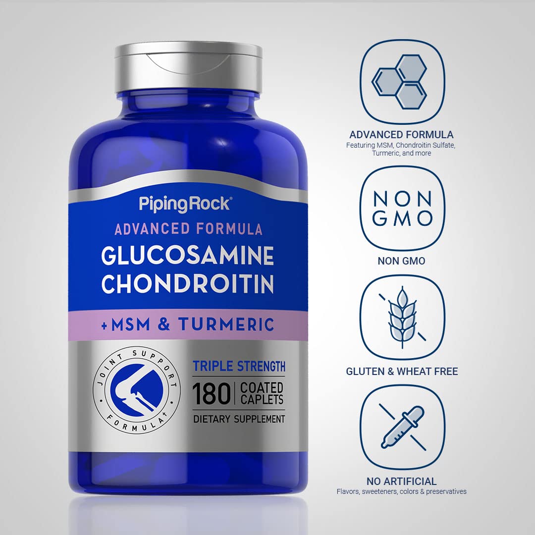 Piping Rock Chondroitin 1500mg side view of packaging