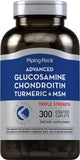 Piping Rock Chondroitin with Glucosamine 560g front view