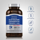 Piping Rock Chondroitin with Glucosamine 560g label close-up