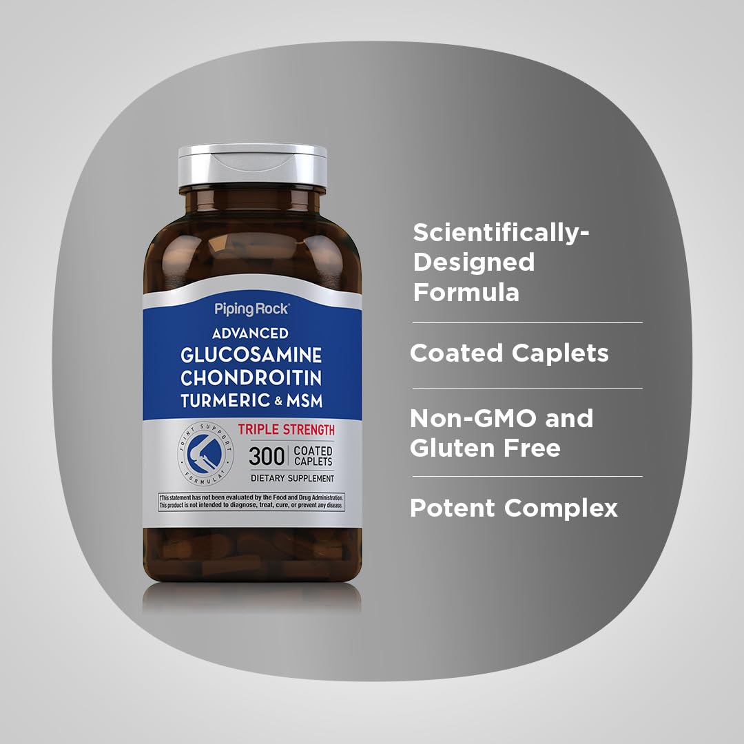 Piping Rock Chondroitin with Glucosamine 560g packaging
