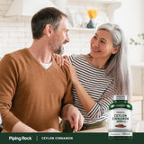 Piping Rock Cinnamon Extract 132g bottle back view