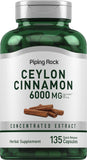 Piping Rock Cinnamon Extract 132g bottle front view