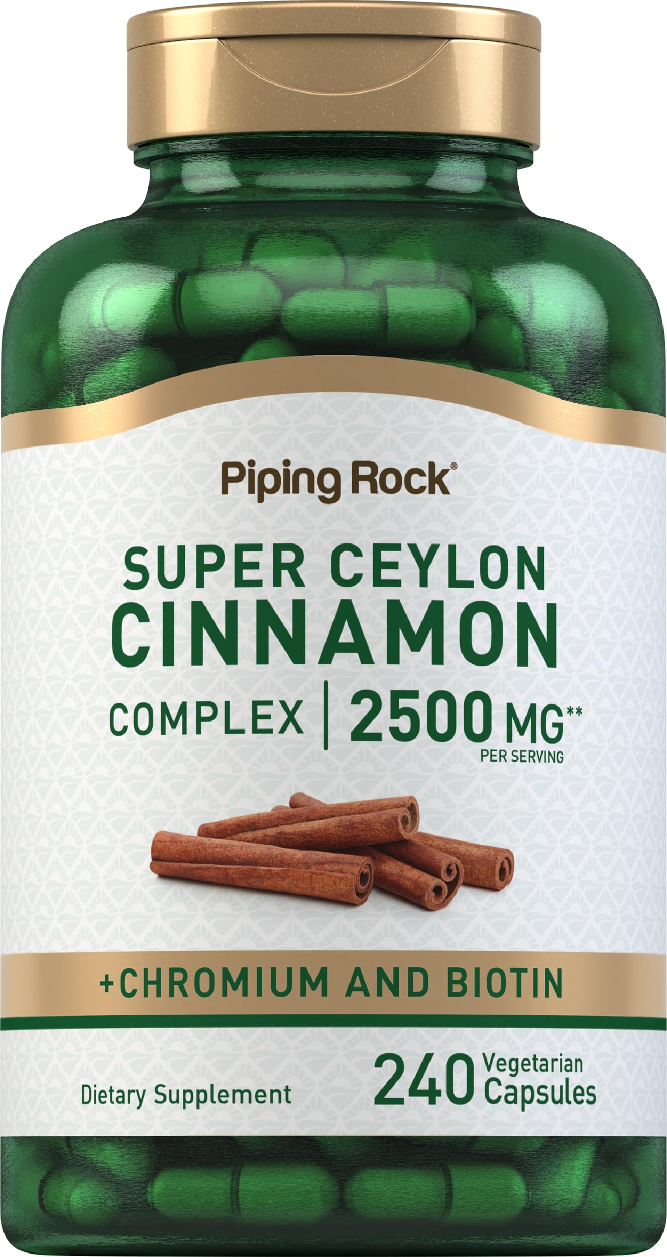 Piping Rock Cinnamon Supplement 180g front view