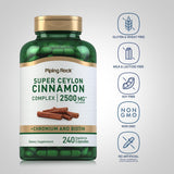 Piping Rock Cinnamon Supplement 180g side view
