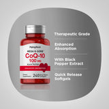 Piping Rock Coenzyme Q-10 100mg softgels close-up