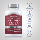 Piping Rock Collagen Complex 2000mg capsules packaging