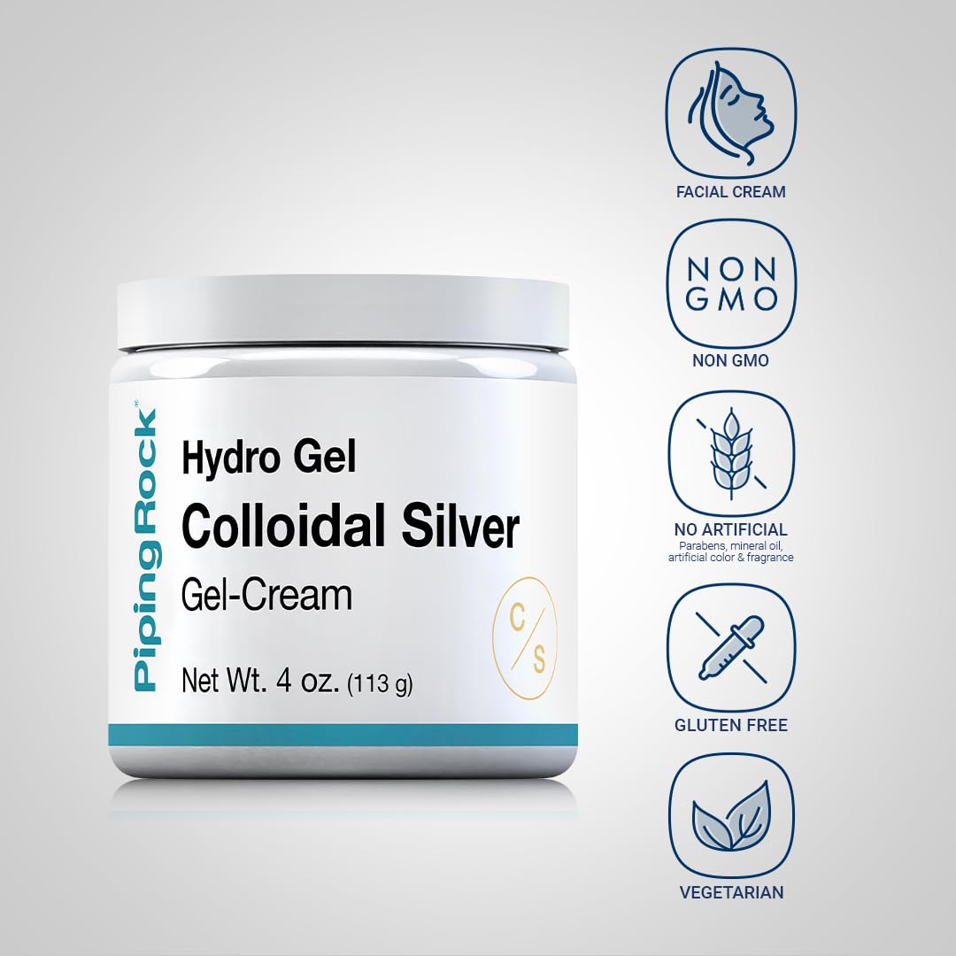 Piping Rock Colloidal Silver 170g side view