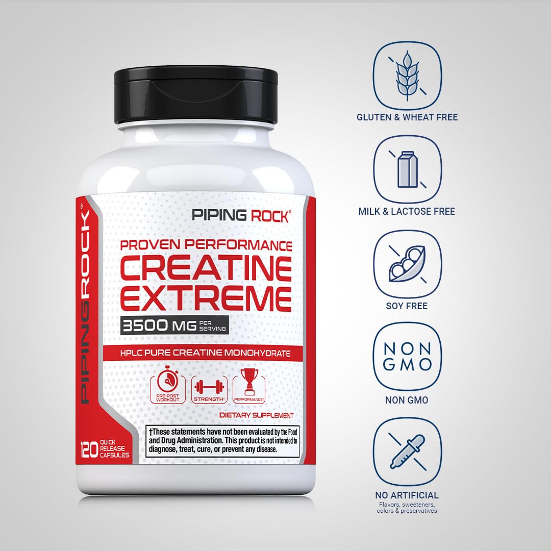 Piping Rock Creatine Advanced Athlete Formula packaging