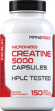 Piping Rock Creatine Monohydrate 5000mg powder front view