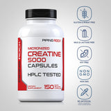 Piping Rock Creatine Monohydrate 5000mg powder packaging