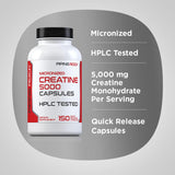 Piping Rock Creatine Monohydrate 5000mg powder scoop