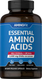 Piping Rock EAA & BCAA Supplement 3000mg capsule bottle front view