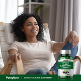Piping Rock Elderberry Extract 1g packaging details