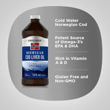 Piping Rock Fish Oil 440g packaging on a wooden table
