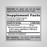 Piping Rock Garlic Supplement 0.16% S-Allyl Cysteine side view