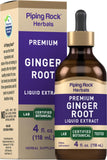 Piping Rock Ginger Capsules 259g front view
