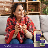 Piping Rock Ginger Capsules 259g with measuring spoon