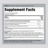 Piping Rock Ginkgo Biloba 75g capsule bottle side view