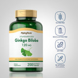 Piping Rock Ginkgo Biloba side view of bottle
