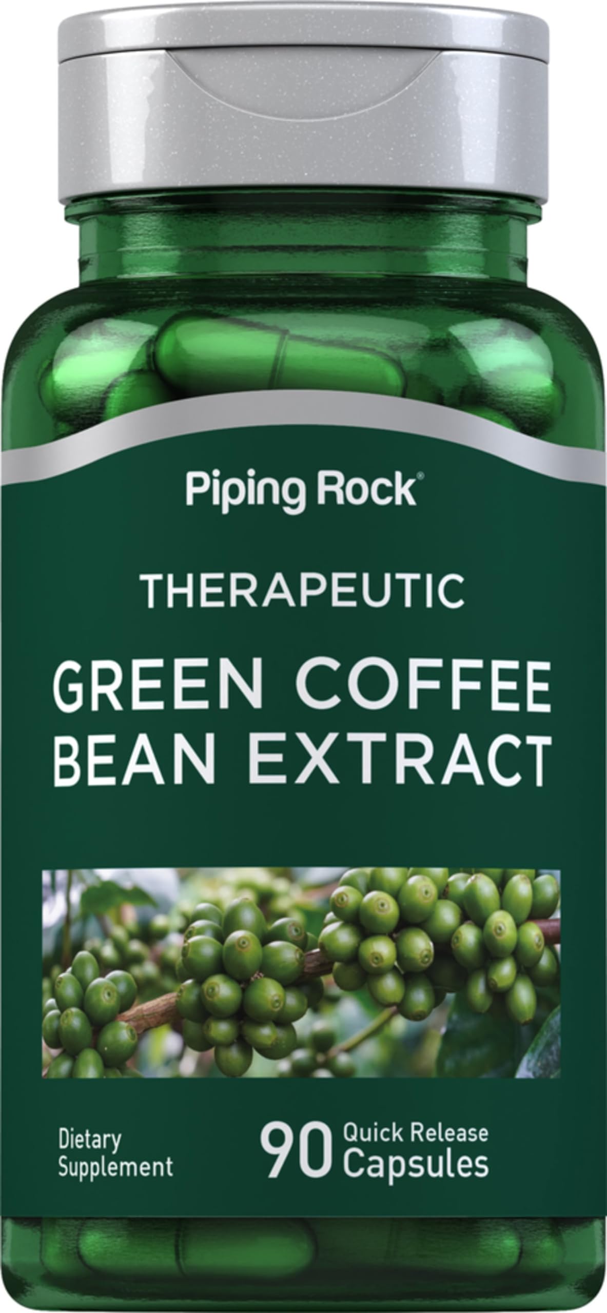 Piping Rock Green Coffee Bean Extract 73g front view