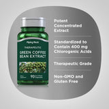 Piping Rock Green Coffee Bean Extract 73g nutritional information
