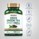 Piping Rock Green Tea Extract capsules on a table