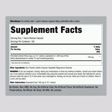 Piping Rock Herbal Supplement Quick Release Capsules side view