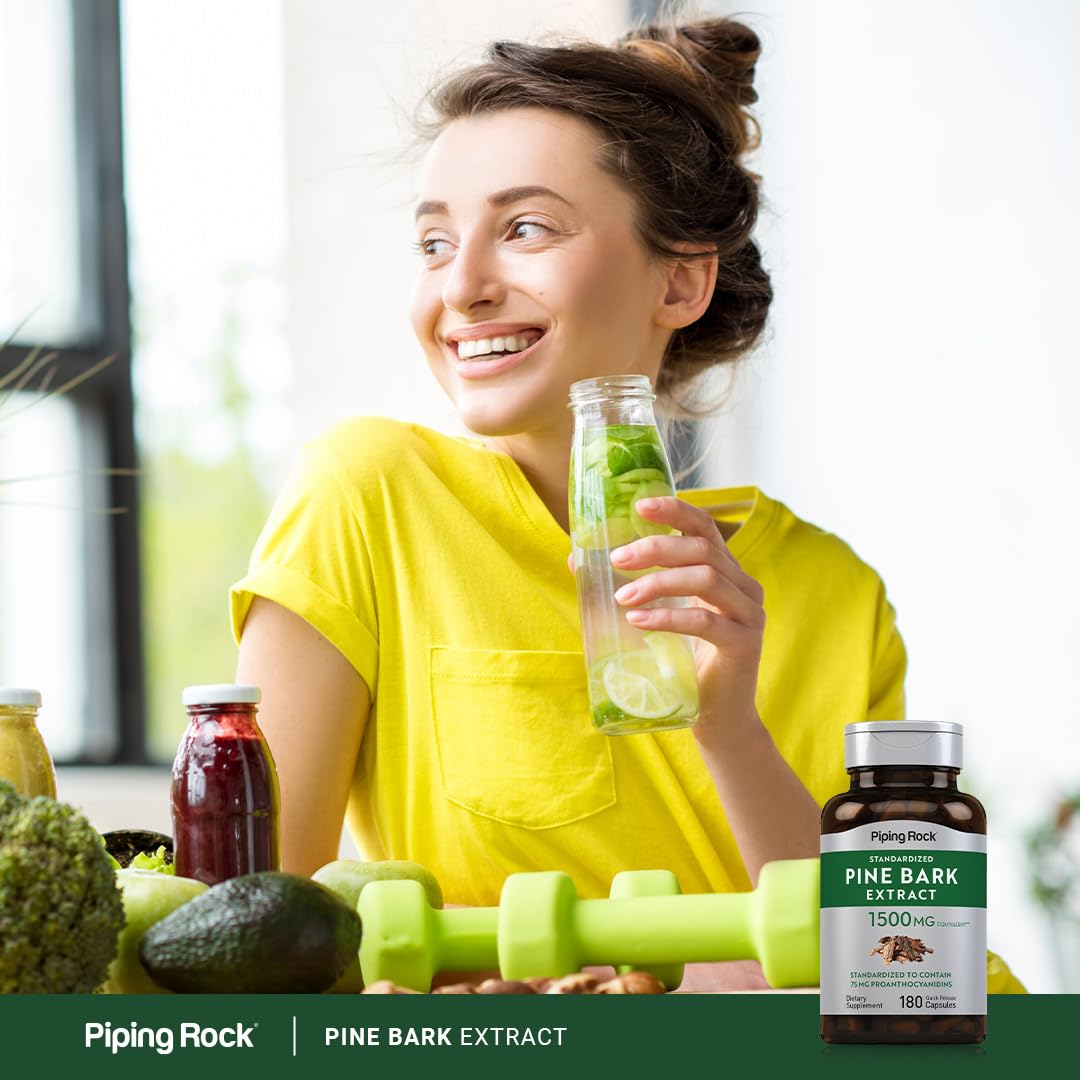 Piping Rock Herbal Supplement Quick Release Capsules with ingredients list