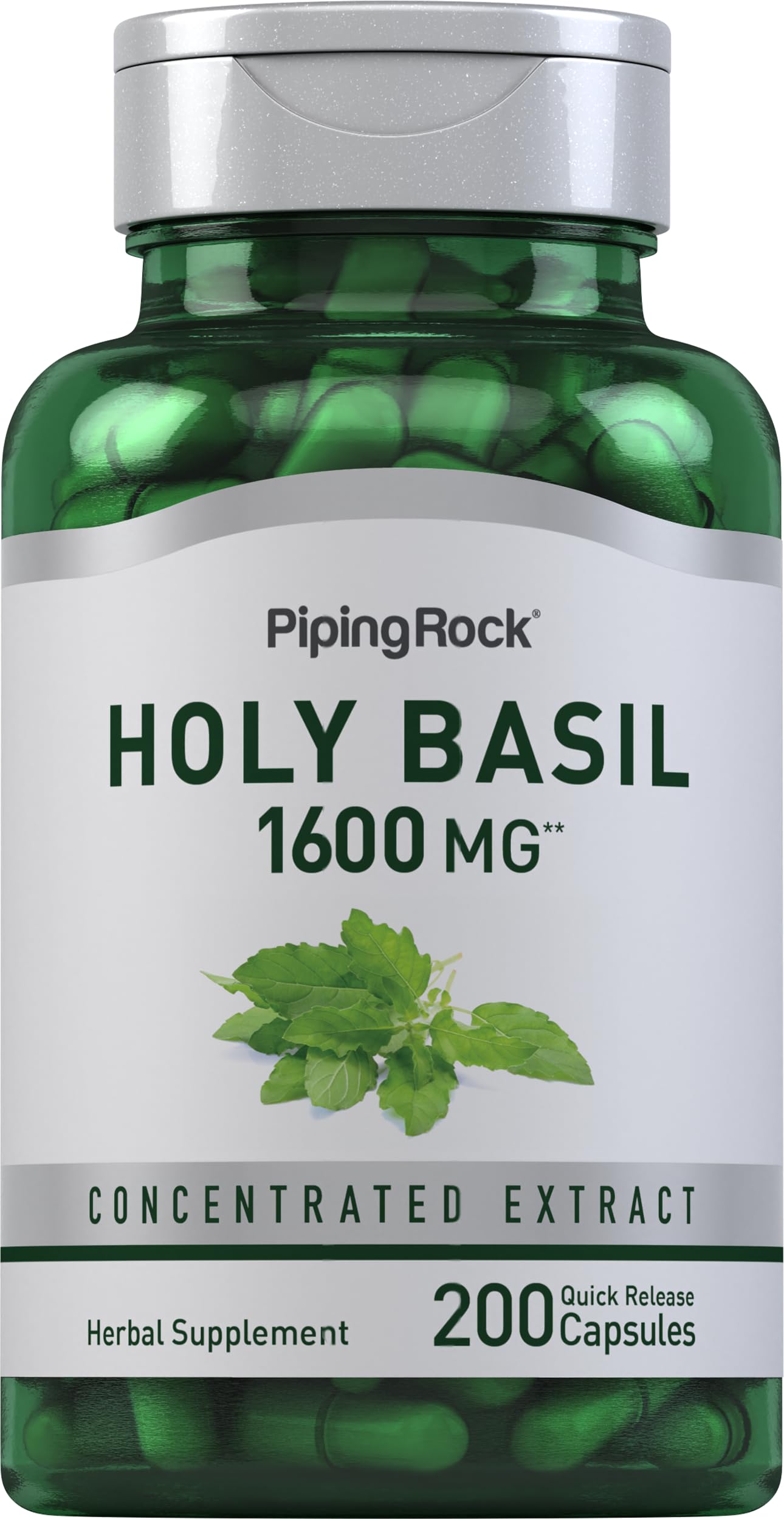 Piping Rock Holy Basil Super Concentrated Extract front view