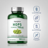 Piping Rock Hops Flower Blended Vitamin Supplement back view