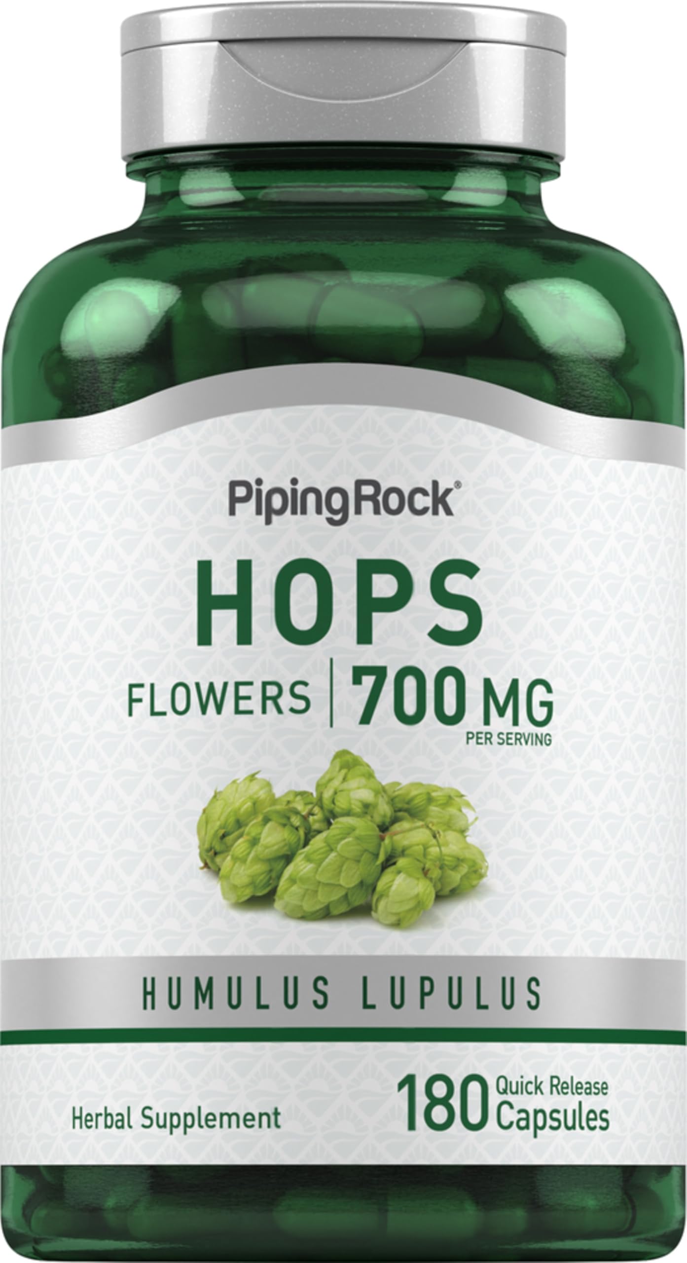 Piping Rock Hops Flower Blended Vitamin Supplement front view