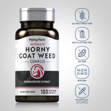 Piping Rock Horny Goat Weed capsules close-up