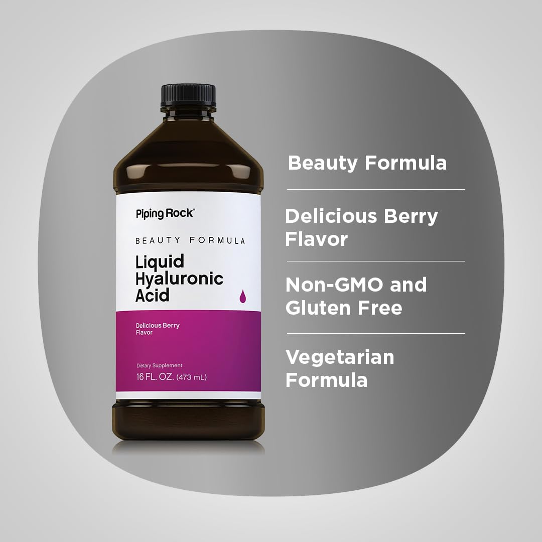 Piping Rock Hyaluronic Acid 572g ingredients list
