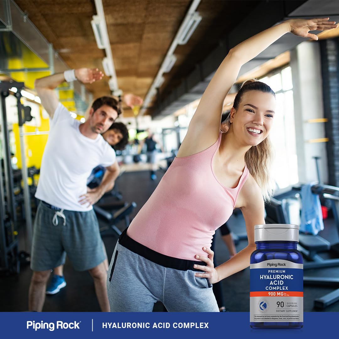 Piping Rock Hyaluronic Acid Supplement back view with label