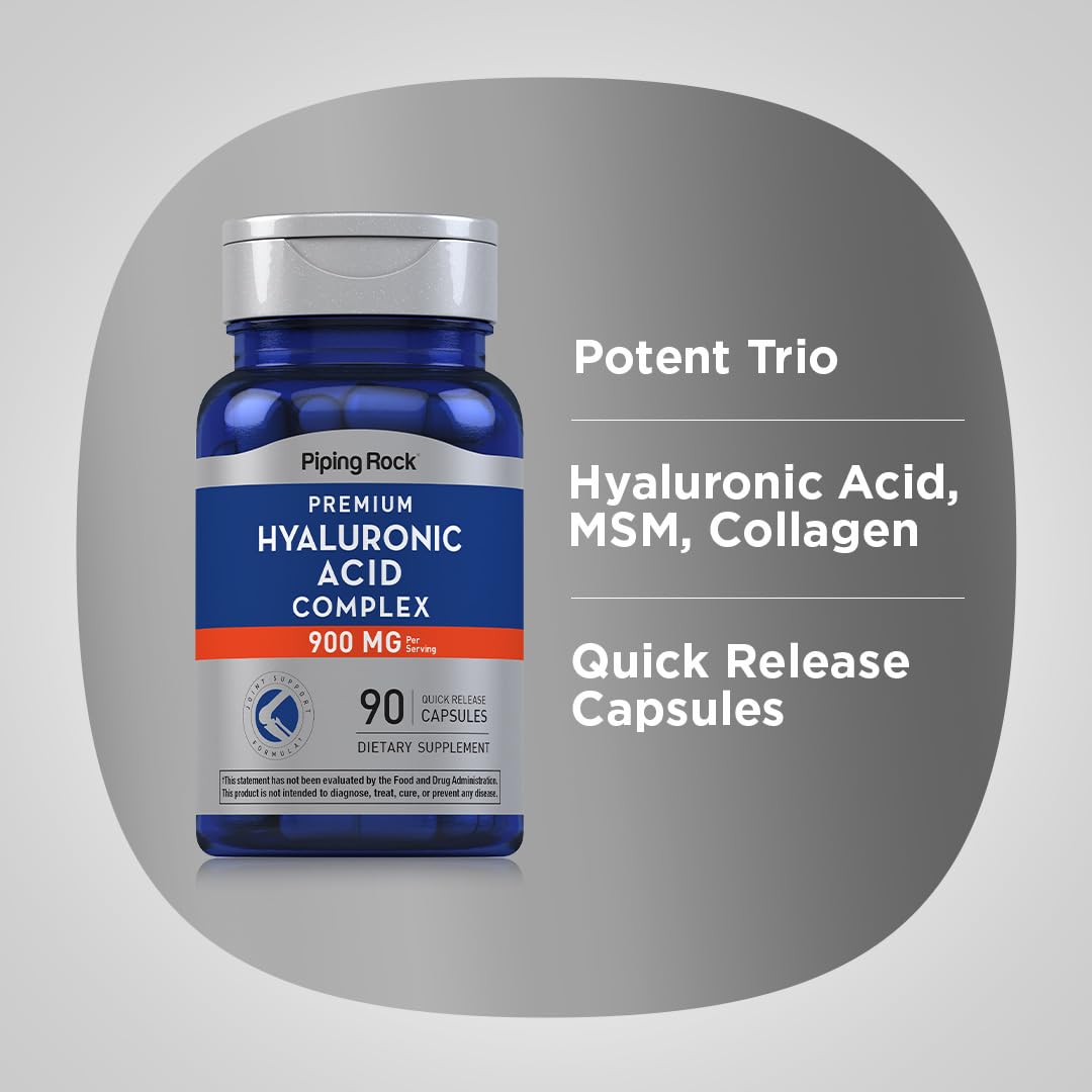 Piping Rock Hyaluronic Acid Supplement ingredients list