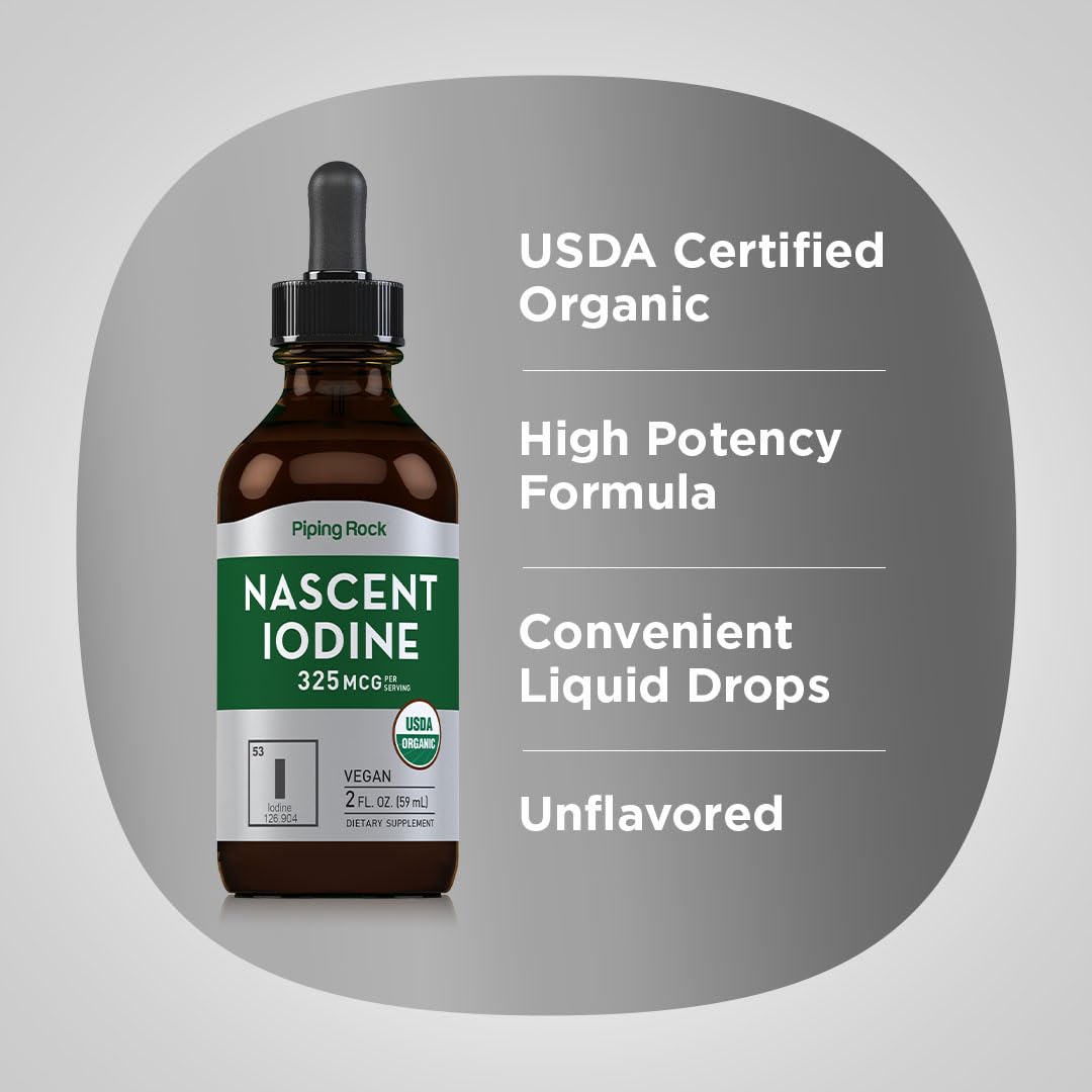 Piping Rock Iodine Supplement 131g capsule close-up