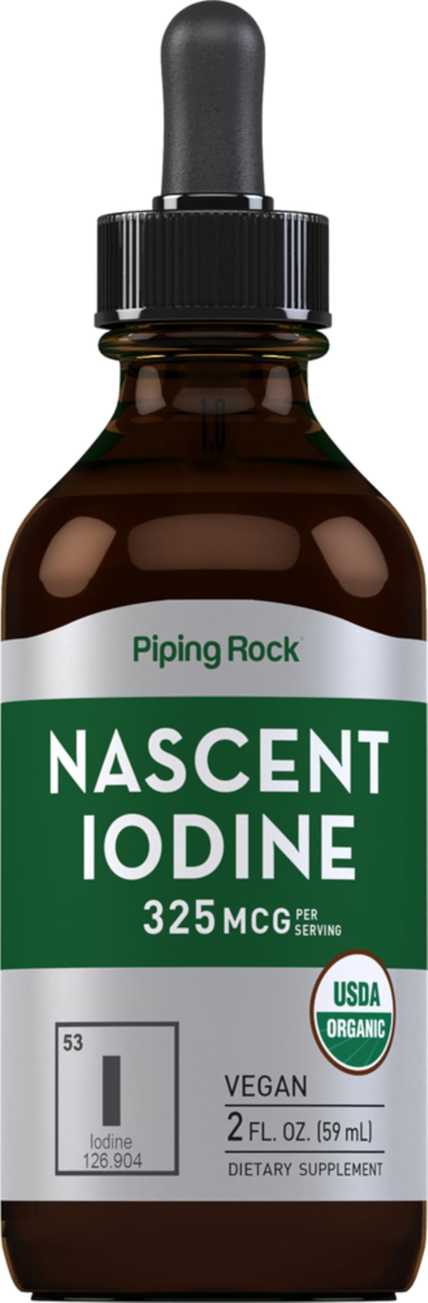 Piping Rock Iodine Supplement 131g front view