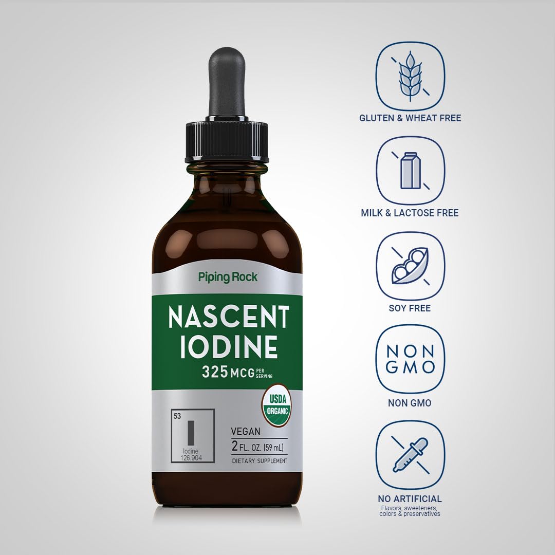 Piping Rock Iodine Supplement 131g packaging