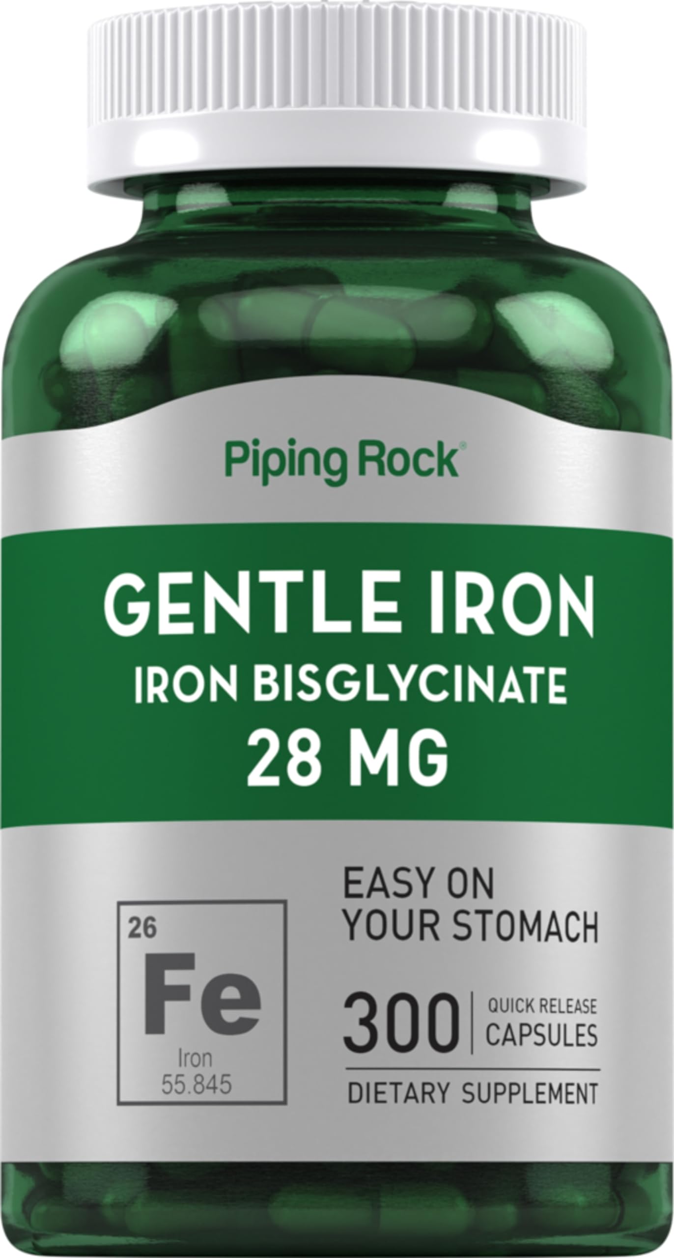 Piping Rock Iron Amino Acid Chelate 181g front view