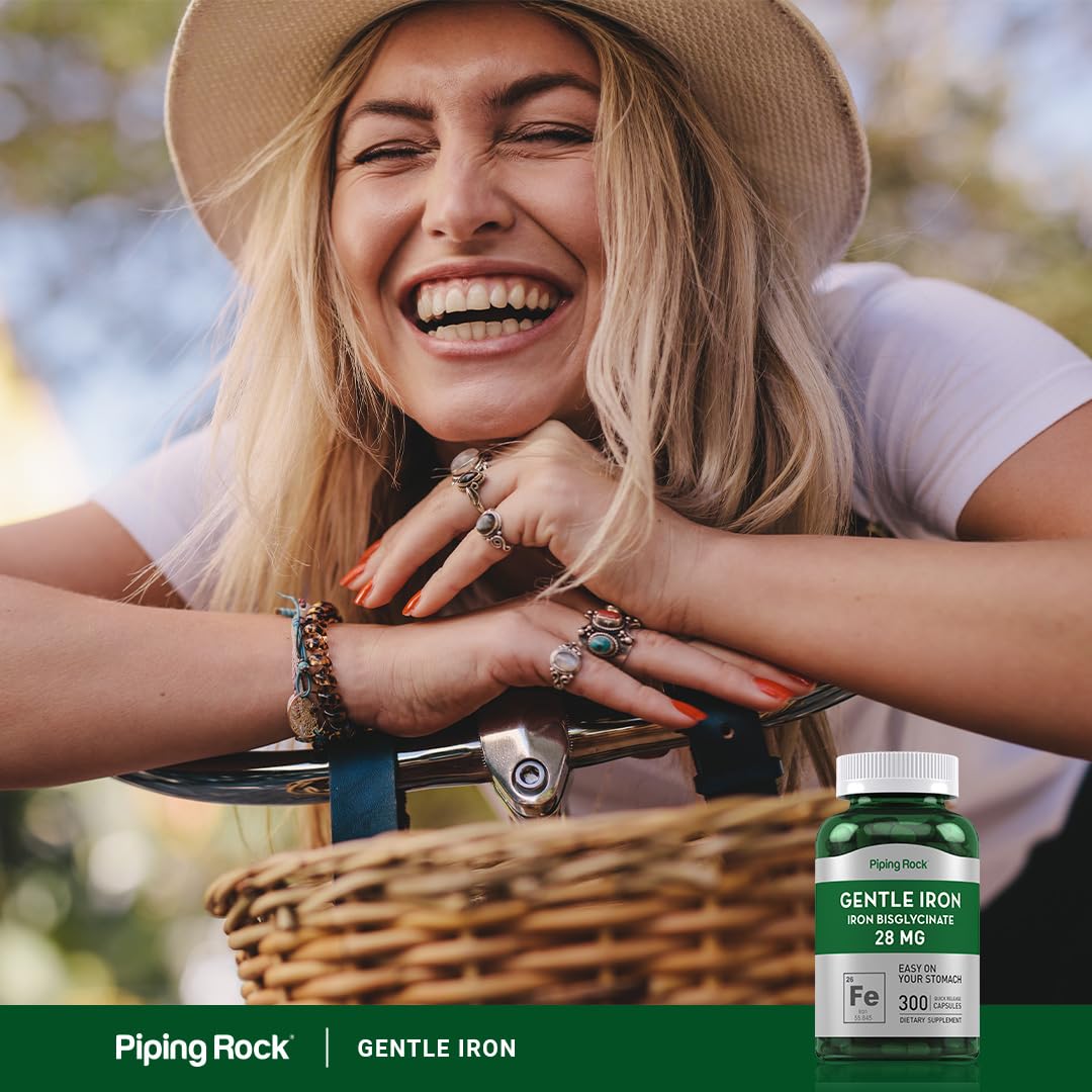 Piping Rock Iron Amino Acid Chelate 181g label details