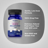 Piping Rock Kids Melatonin 1mg packaging details
