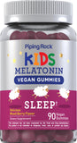 Piping Rock Kids Melatonin Gummies 90 Count front view