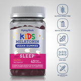 Piping Rock Kids Melatonin Gummy 1mg Cherry flavour gummies in a bowl