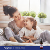 Piping Rock Kids Melatonin Liquid 1mg berry flavour lifestyle scene