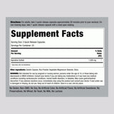 Piping Rock L-Arginine 68g side view showing ingredient list
