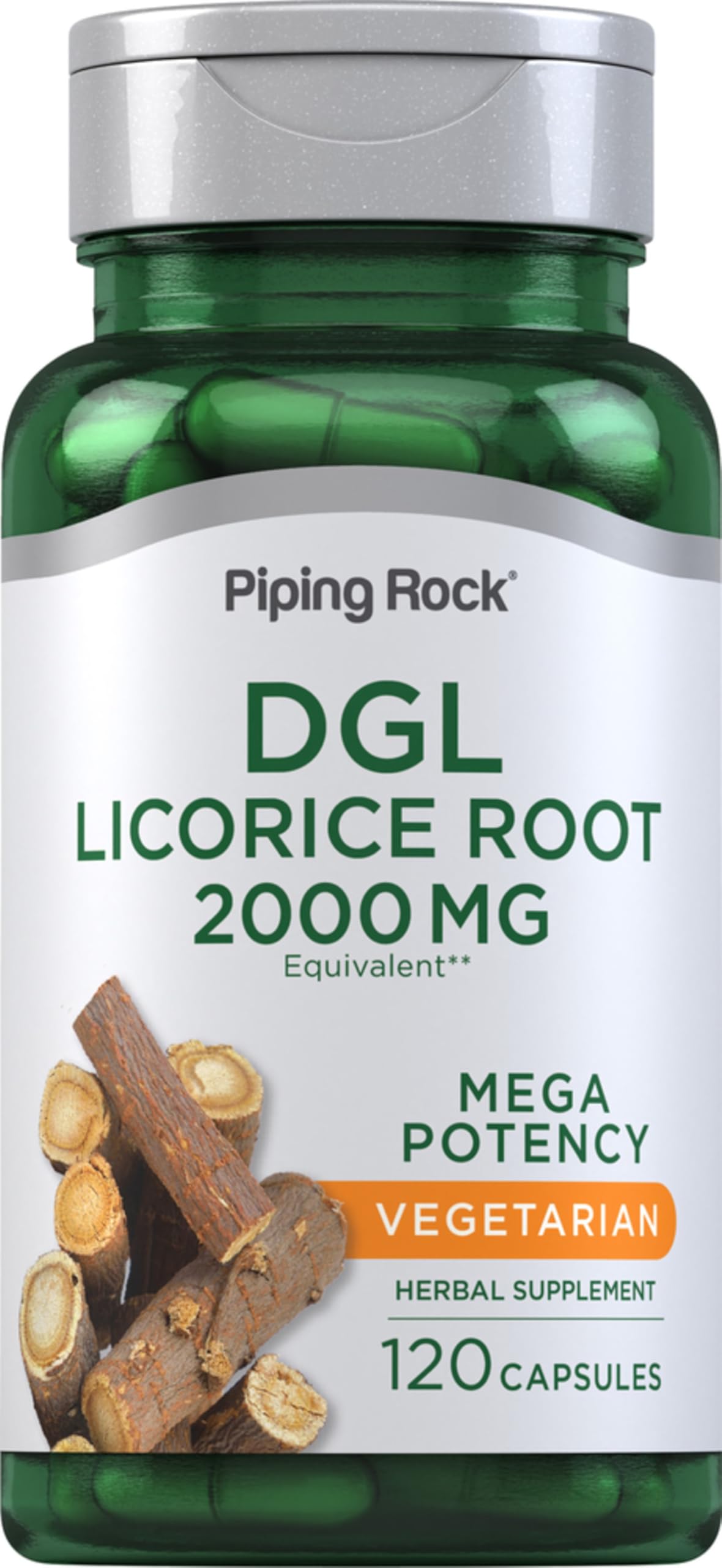 Piping Rock Licorice Root Supplement 68g front view