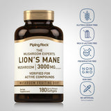 Piping Rock Lion's Mane Mushroom Extract packaging side view