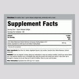 Piping Rock Lion's Mane Mushroom Extract softgels close-up