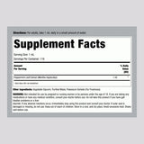 Piping Rock Liquid Extract Blended Vitamin & Mineral Supplement back view
