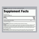 Piping Rock Liquid Extract Supplement back view with ingredient list